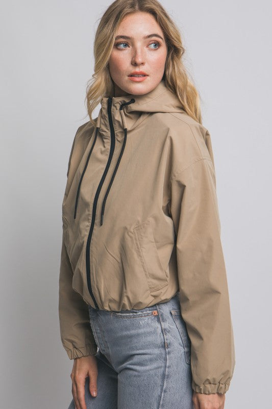 Cinched Waist Jacket - Sand