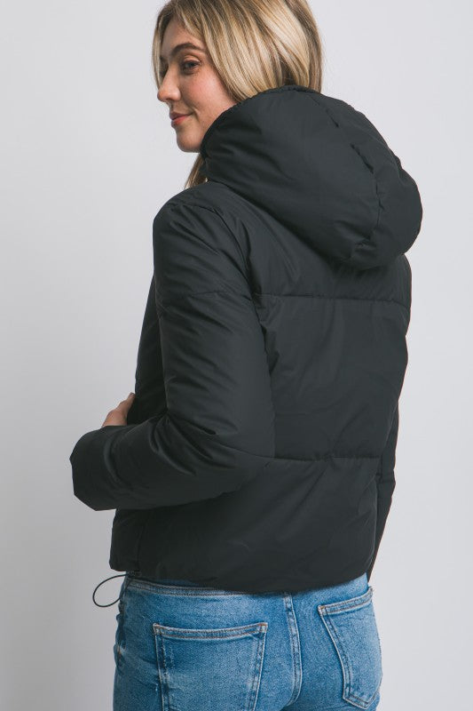 Puffer Jacket - Black