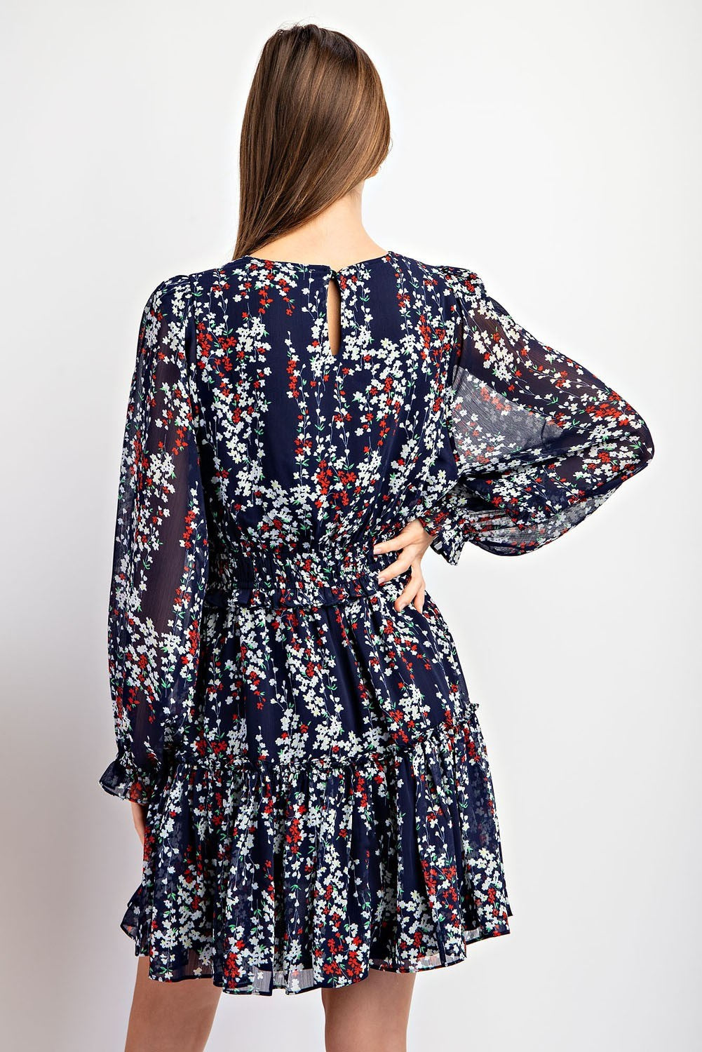 Ditzy Floral Print Dress