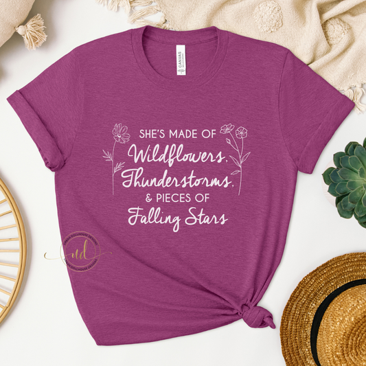 Wildflowers and Thunderstorms - Heather Magenta