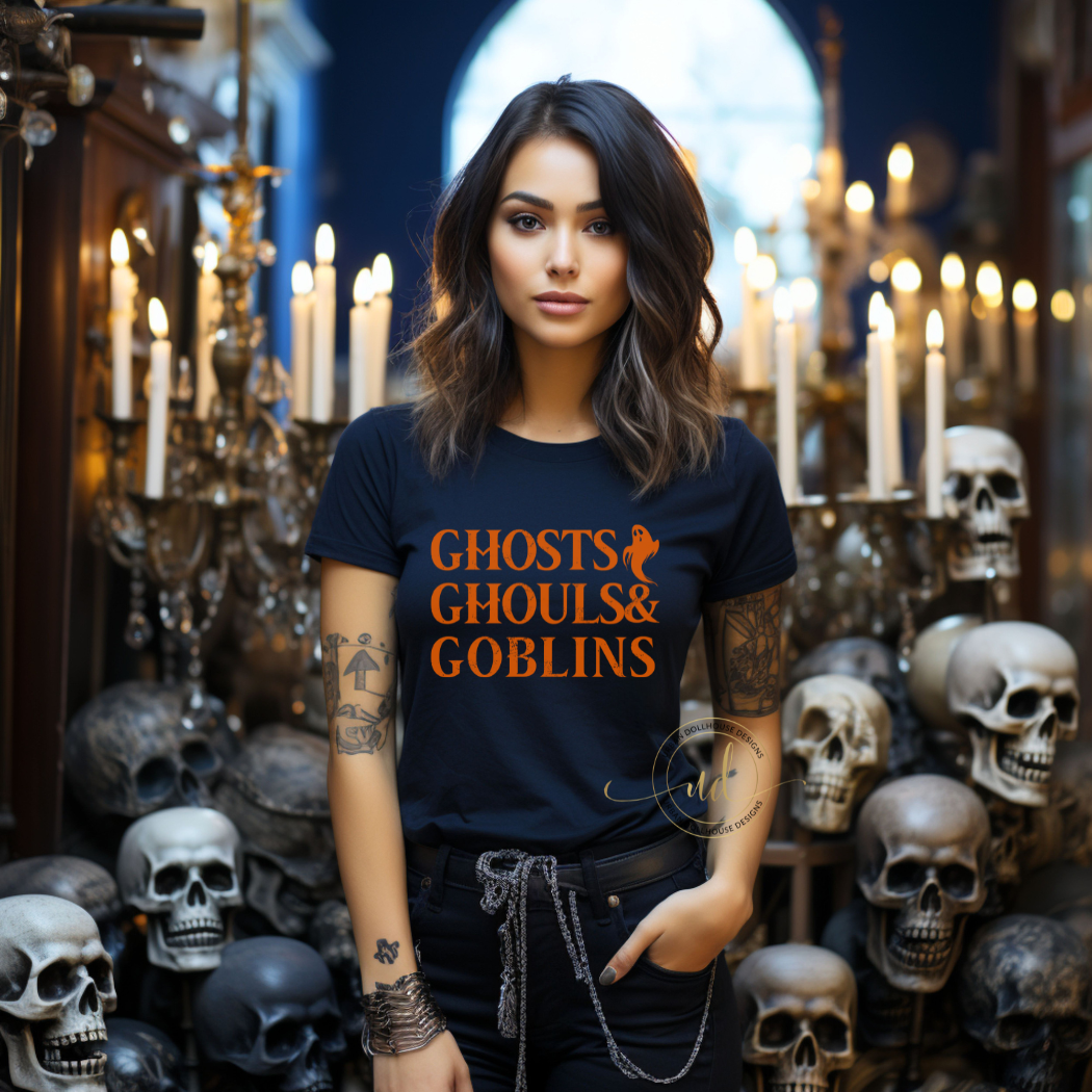 Ghosts, Ghouls, & Goblins - Navy