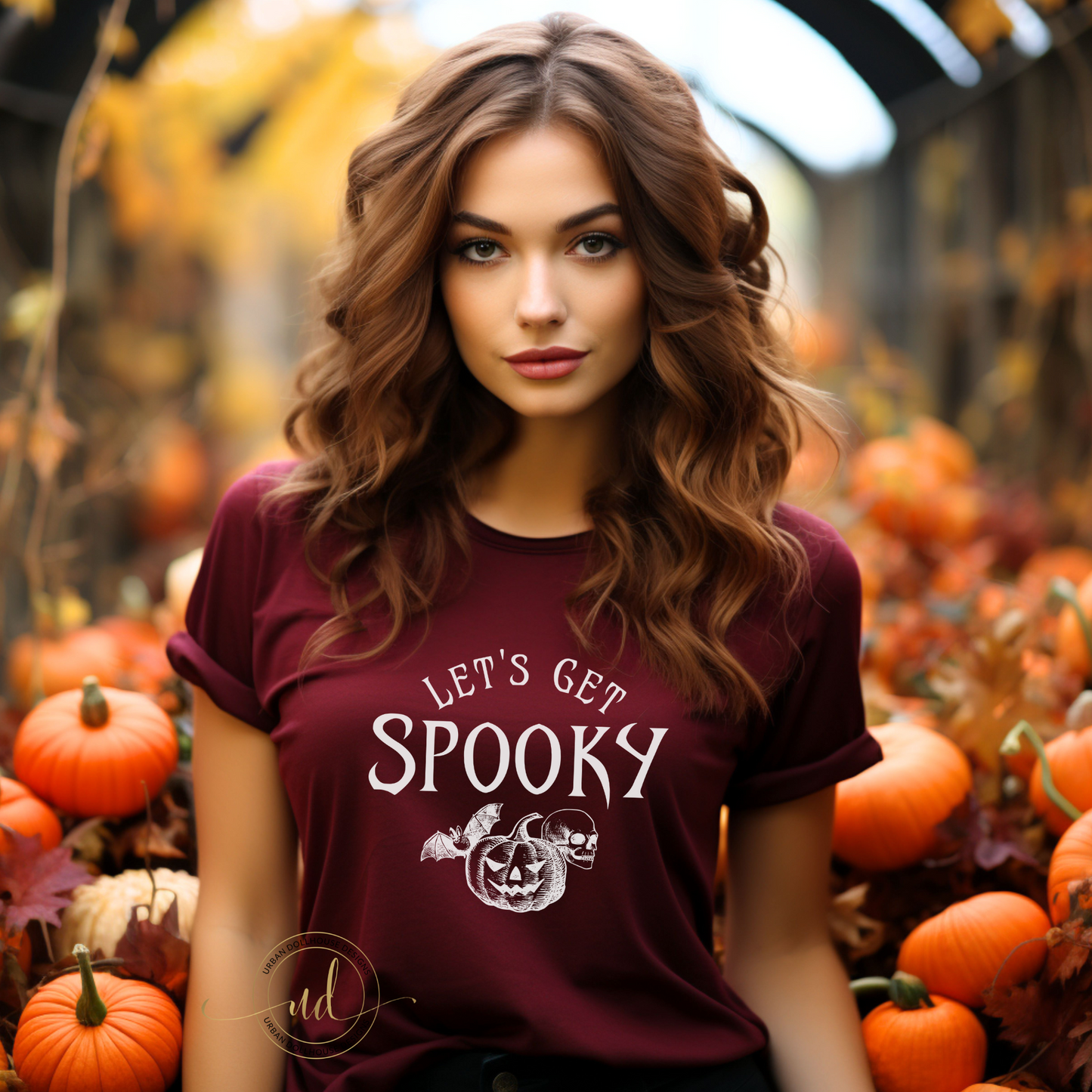 Let's Get Spooky - Maroon