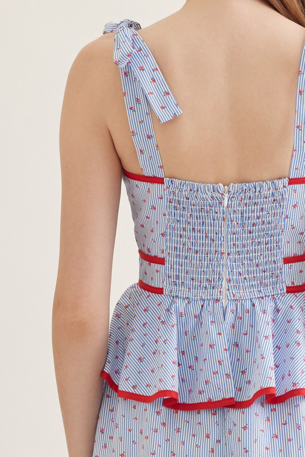 Peplum Waist Midi Dress